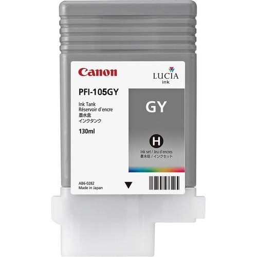 OEM Canon PFI-105GY Ink Cartridge - Gray