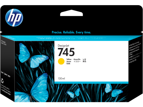 OEM HP 745 Ink Cartridge - Yellow