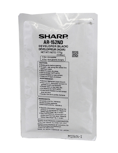 OEM Sharp AR-152ND Developer - Black