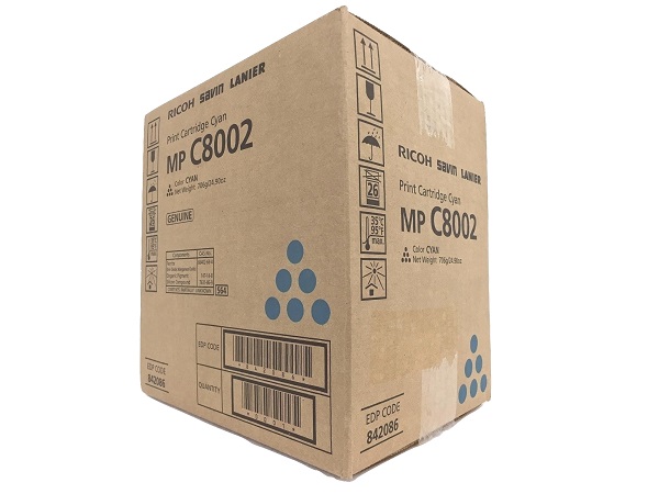 OEM Ricoh 842086 Toner Cartridge - Cyan