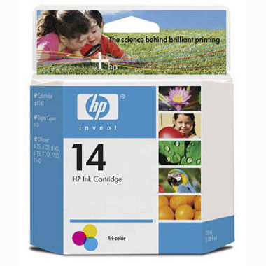 OEM HP 14 Ink Cartridge - 3-color