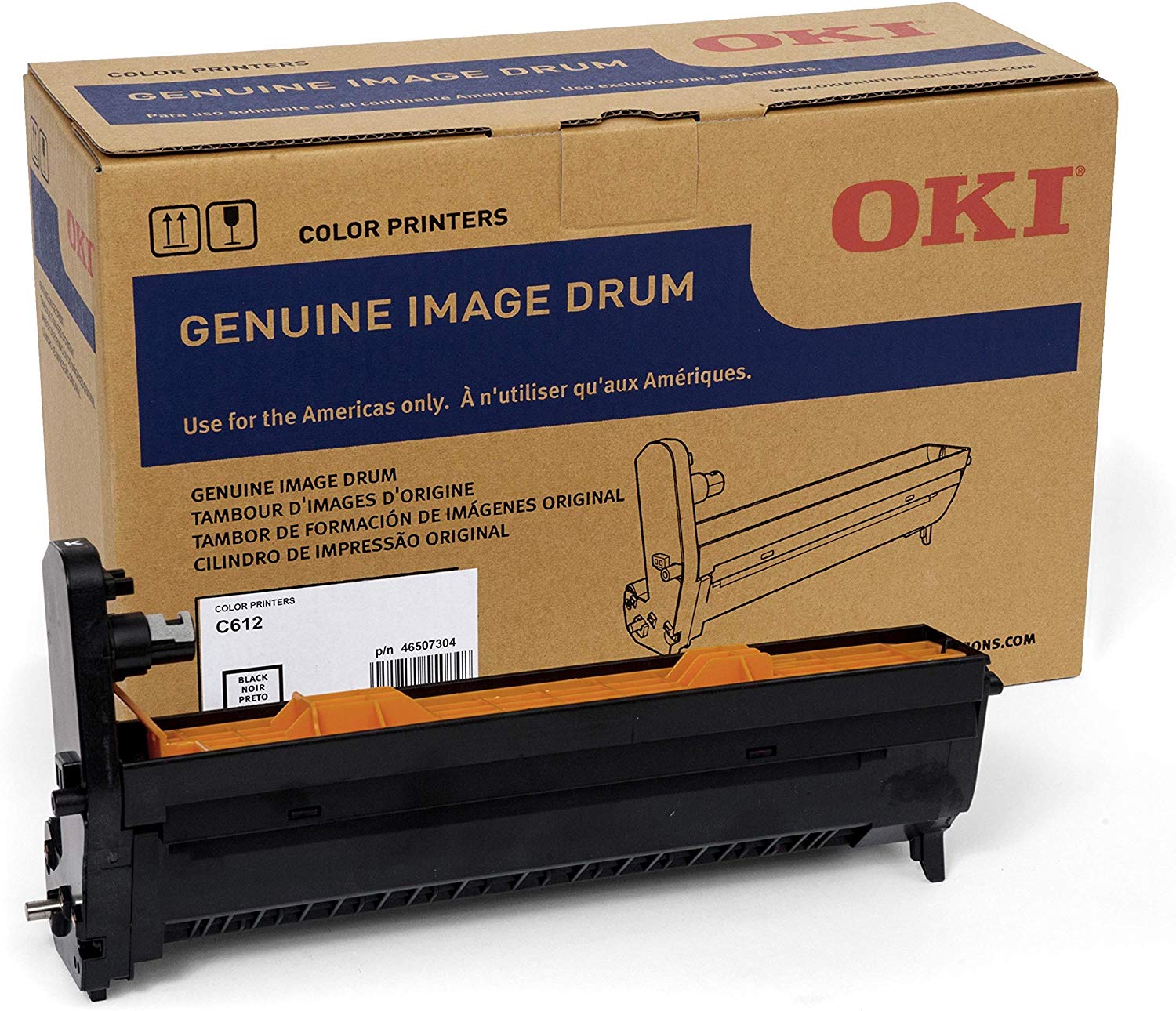 OEM Okidata 46507304 Image Drum - Black