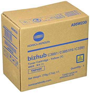 OEM Konica Minolta TNP-49Y Toner Cartridge - Yellow