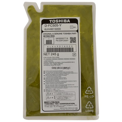 OEM Toshiba Developer - Yellow, D-FC505Y