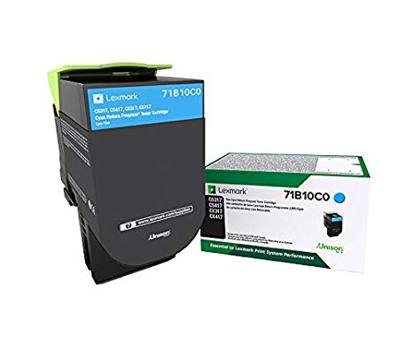 OEM Lexmark 71B10C0 Toner Cartridge - Cyan