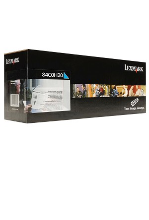 OEM Lexmark 84C0H20 Toner Cartridge - Cyan