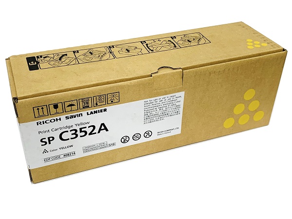 OEM Ricoh 408214 Toner Cartridge - Yellow