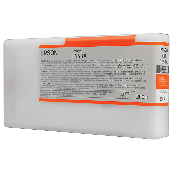 OEM Epson T653 Ink Cartridge - Orange