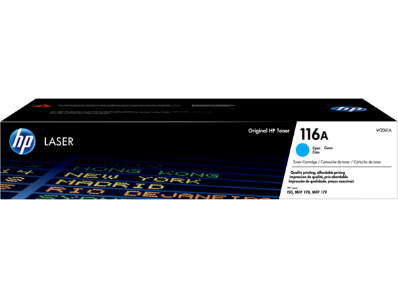OEM HP 116A Toner Cartridge - Cyan