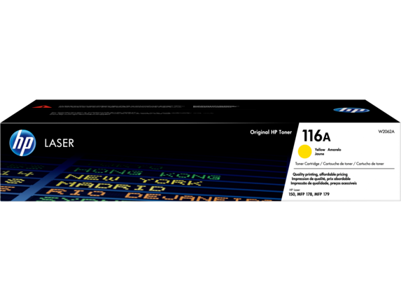 OEM HP 116A Toner Cartridge - Yellow