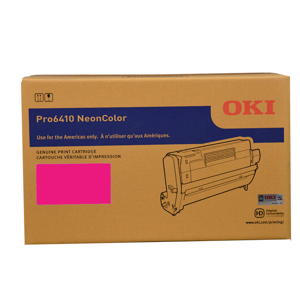 OEM Okidata 46298007 Toner Cartridge - NeonMagenta