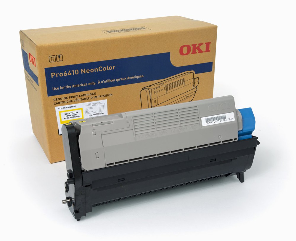 OEM Okidata 46298006 Toner Cartridge - NeonYellow