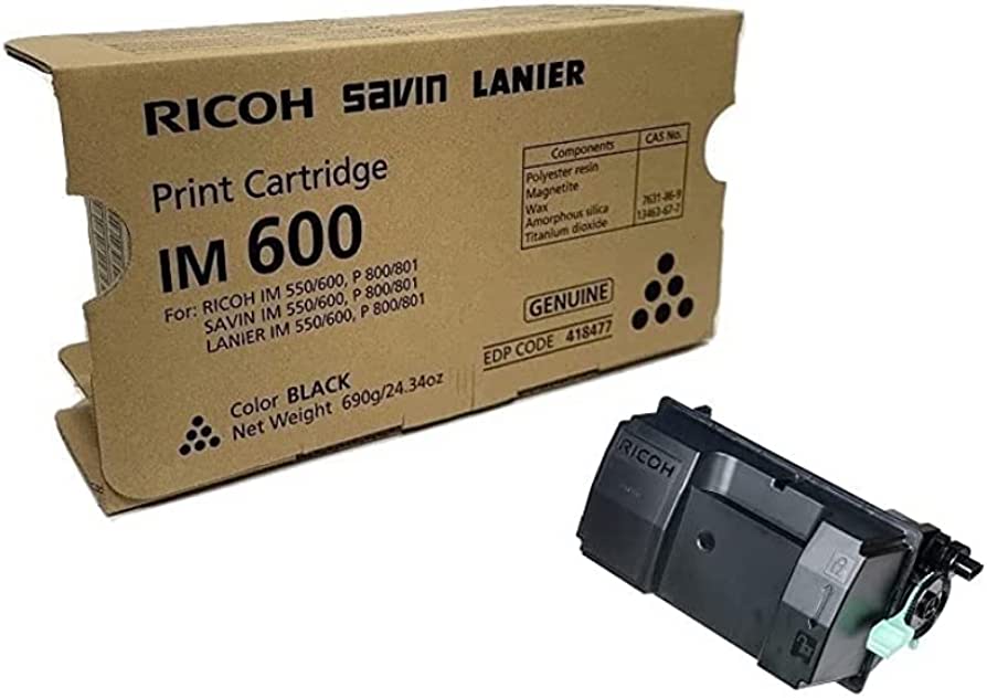 OEM Ricoh 418477 Toner Cartridge - Black
