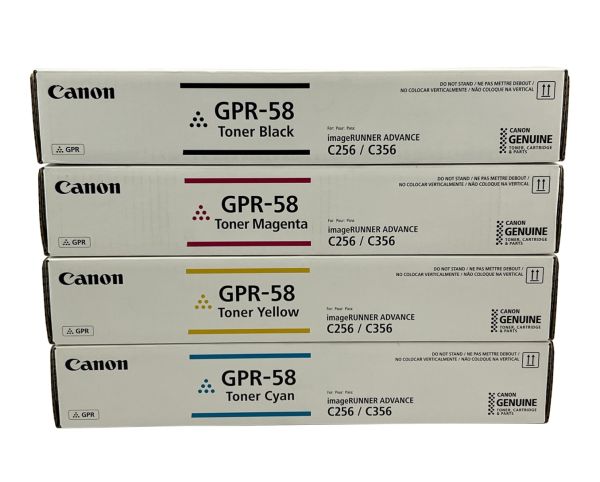 OEM Canon GPR-58 Toner Cartridge - CMYK