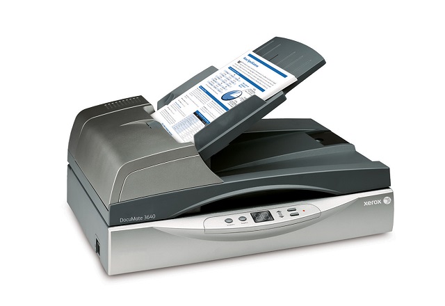 Refurbished Xerox DocuMate 3640 Color Flatbed Scanner