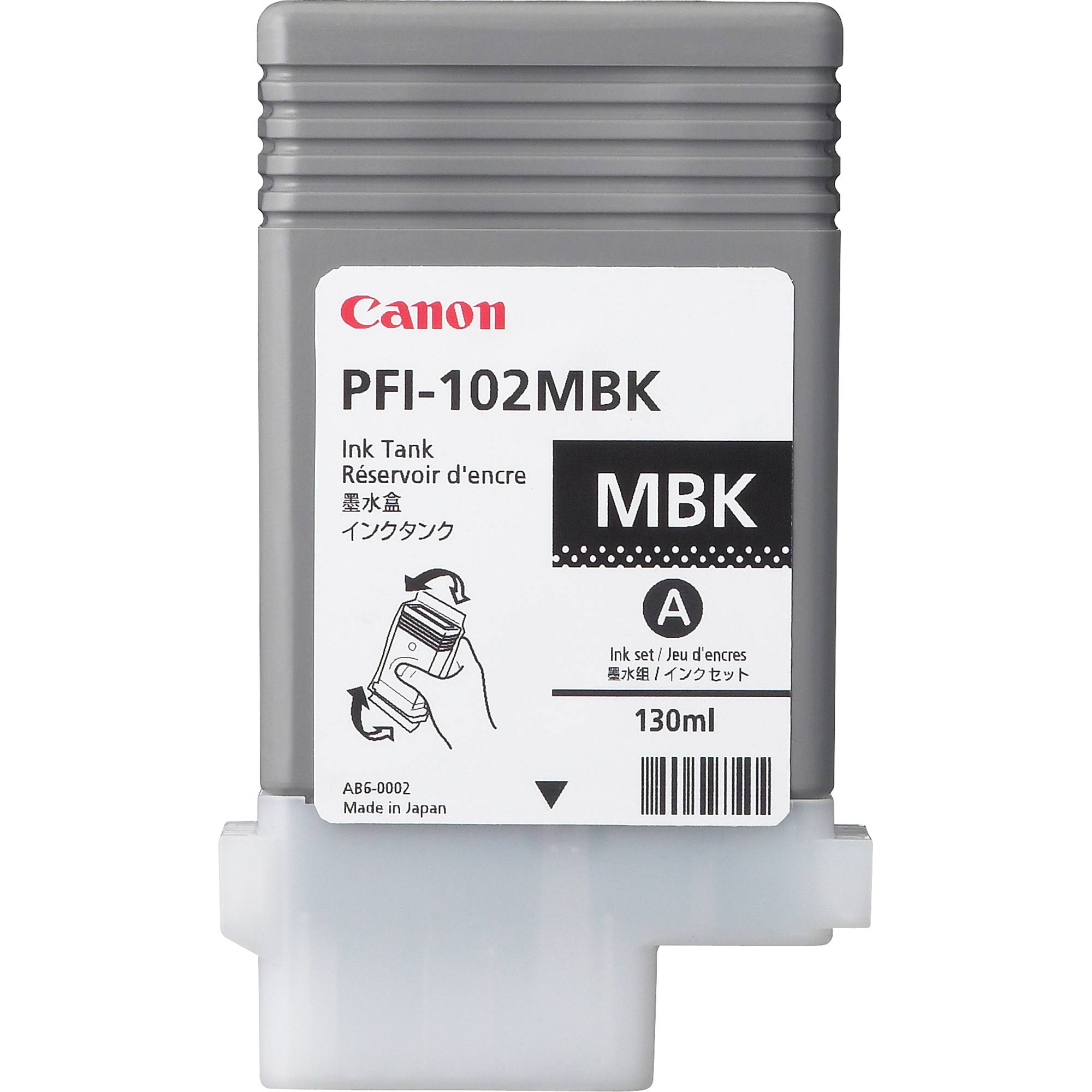 OEM Canon PFI-102MBK Ink Cartridge - Matte Black