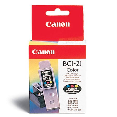 OEM Canon BCI-21 Ink Cartridge - 3-color