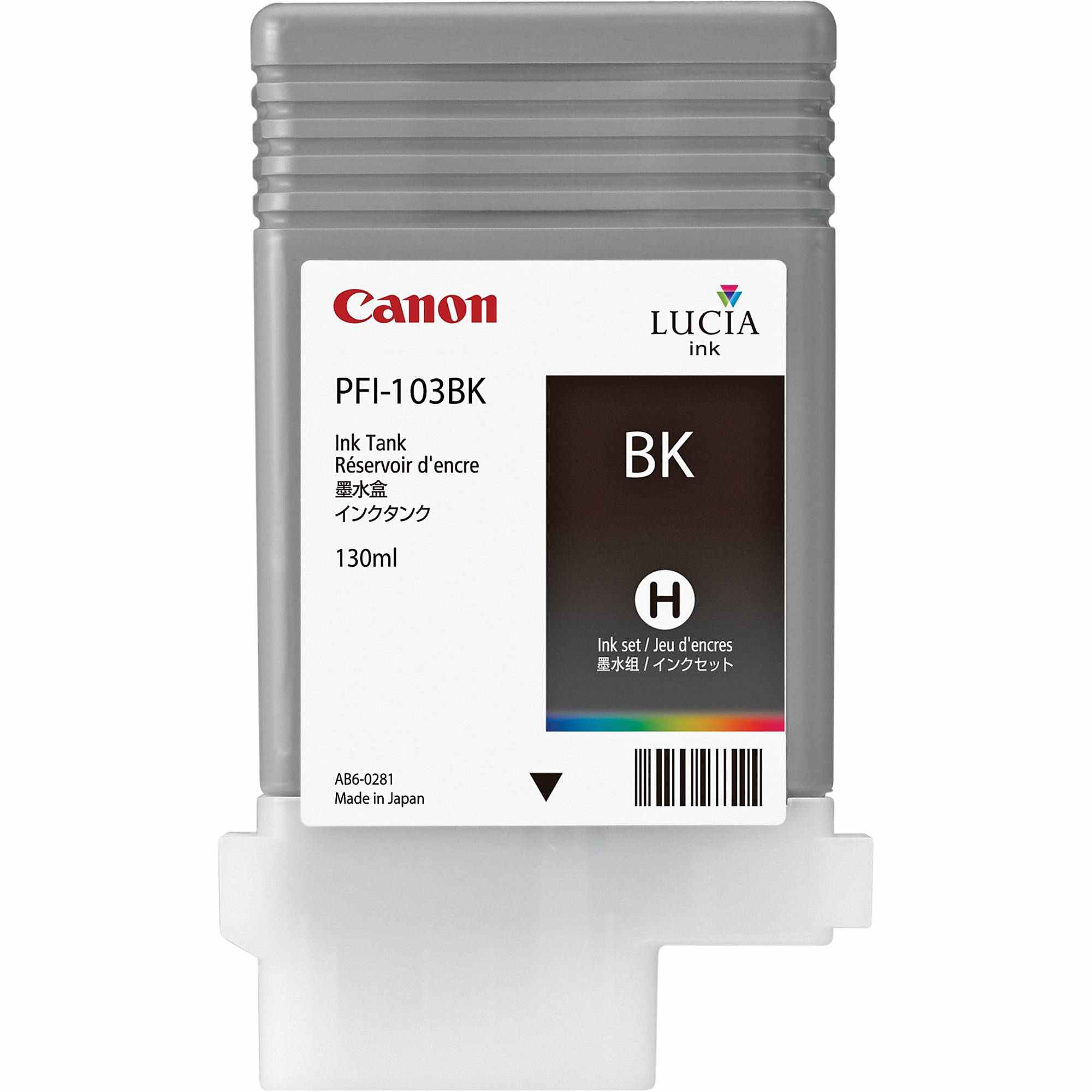 OEM Canon PFI-103BK Ink Cartridge - Black
