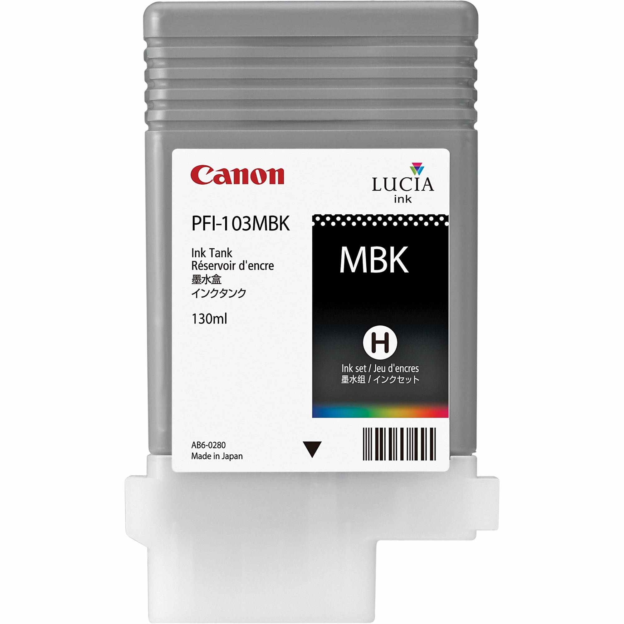 OEM Canon PFI-103MBK Ink Cartridge - Matte Black
