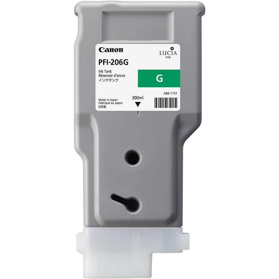 OEM Canon PFI-206G Ink Cartridge - Green