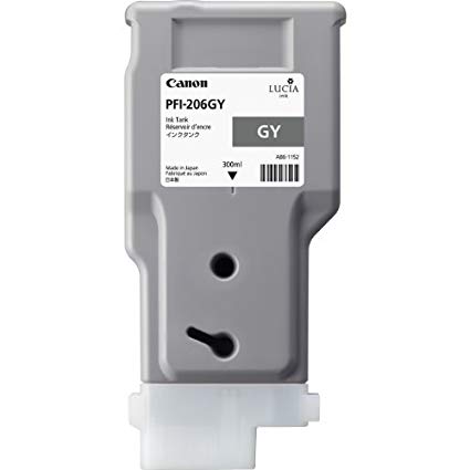 OEM Canon PFI-206GY Ink Cartridge - Gray