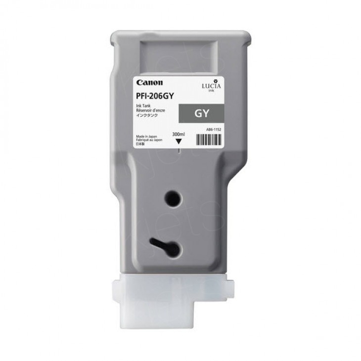 OEM Canon PFI-206GY Ink Cartridge - Photo Gray