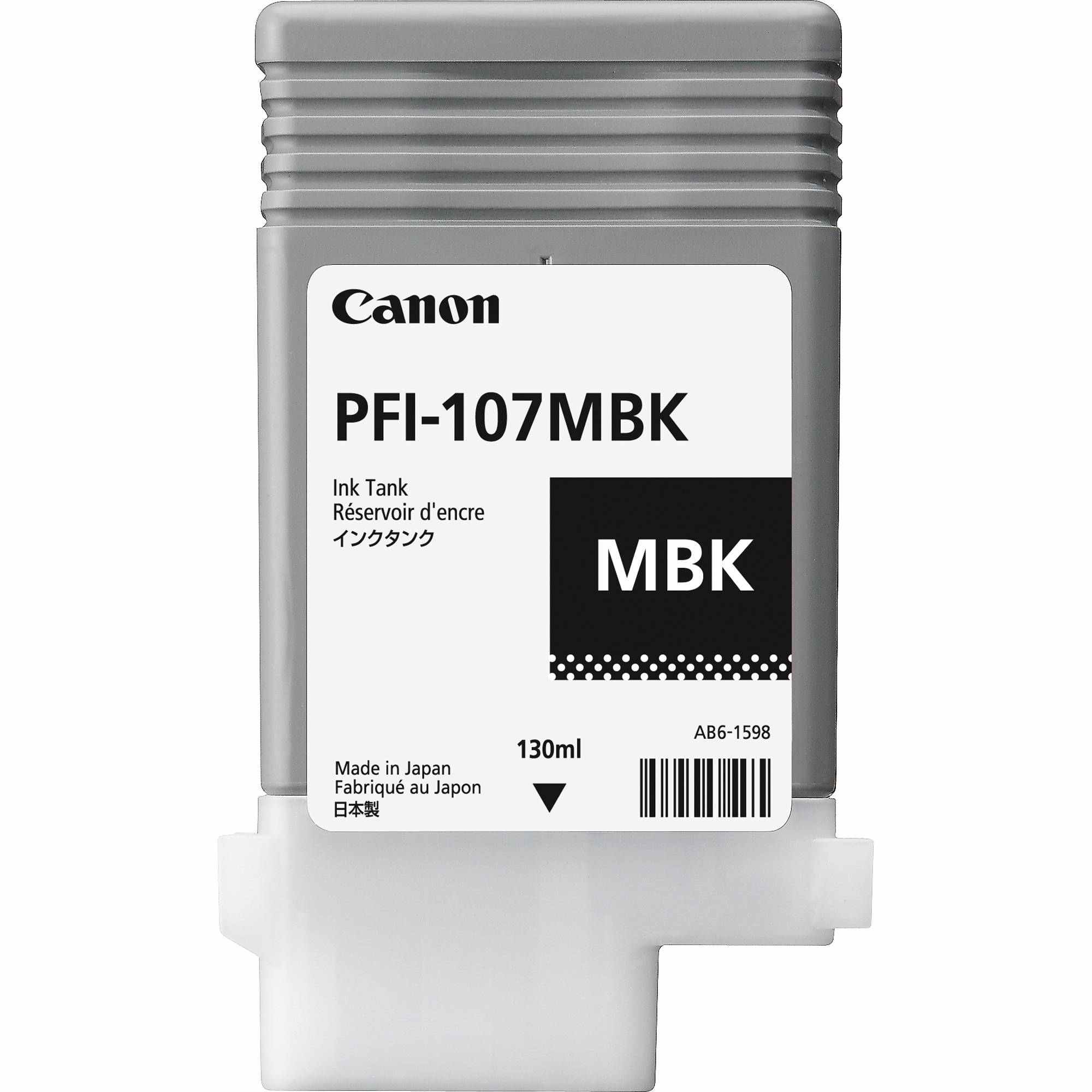 OEM Canon PFI-107MBK Ink Cartridge - Matte Black