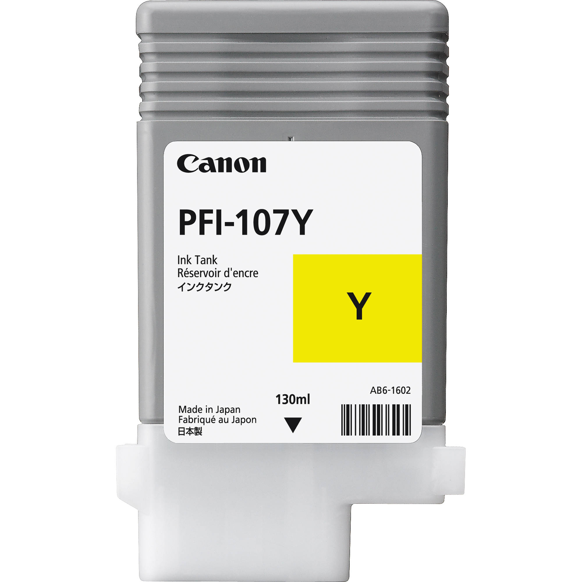 OEM Canon PFI-107Y Ink Cartridge - Yellow