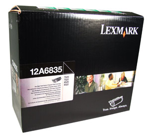 OEM Lexmark 12A6835 Toner Cartridge - Black