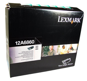 OEM Lexmark 12A6860 Toner Cartridge - Black