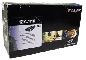 OEM Lexmark 12A7410 Toner Cartridge - Black
