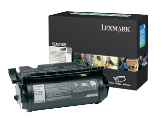 OEM Lexmark 12A7465 Toner Cartridge - Black