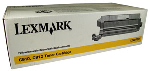 OEM Lexmark 12N0770 Toner Cartridge - Yellow