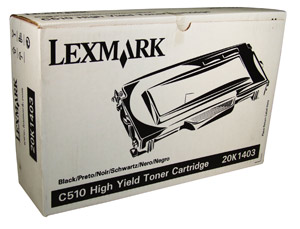 OEM Lexmark 20K1403 Toner Cartridge - Black