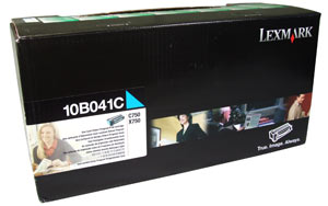 OEM Lexmark 10B041C Toner Cartridge - Cyan