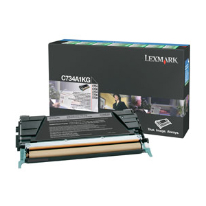 OEM Lexmark C734A1KG Toner Cartridge - Black
