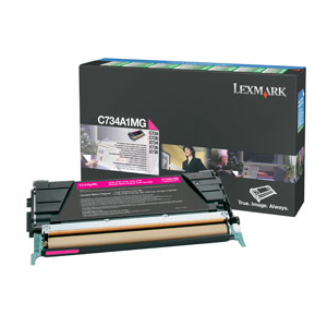 OEM Lexmark C734A1YG Toner Cartridge - Yellow