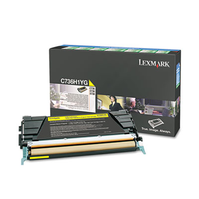 OEM Lexmark C736H1YG Toner Cartridge - Yellow