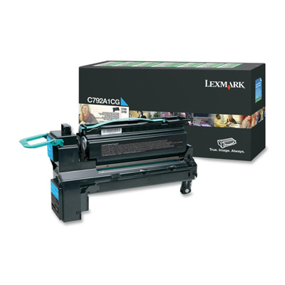 OEM Lexmark C792A1CG Toner Cartridge - Cyan