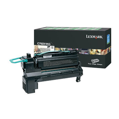 OEM Lexmark C792X1KG Toner Cartridge - Black