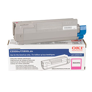 OEM Okidata 43324402 Toner Cartridge - Magenta