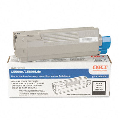 OEM Okidata 43324404 Toner Cartridge - Black