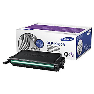 OEM Samsung CLP-K660B Toner Cartridge - Black