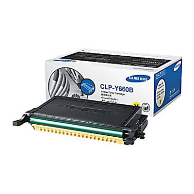 OEM Samsung CLP-Y660B Toner Cartridge - Yellow