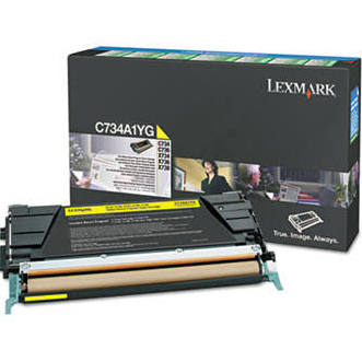 OEM Lexmark X746A1YG Toner Cartridge - Yellow