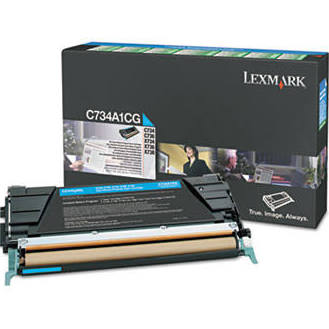 OEM Lexmark X746A1CG Toner Cartridge - Cyan