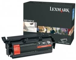 OEM Lexmark X651H21A Toner Cartridge - Black