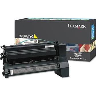 OEM Lexmark C780A1YG Toner Cartridge - Yellow