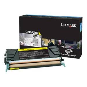 OEM Lexmark C746A2YG Toner Cartridge - Yellow