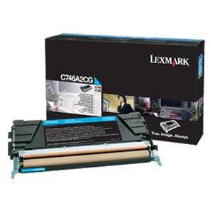 OEM Lexmark C746A2CG Toner Cartridge - Cyan